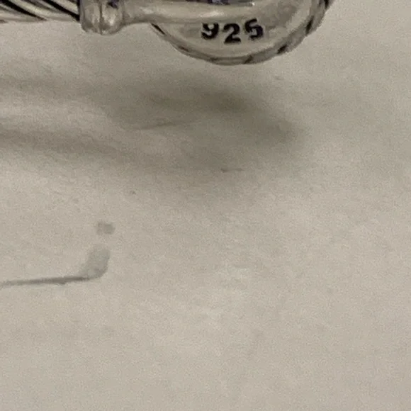 david yurman 3mm white topaz bracelet - Picture 3 of 5